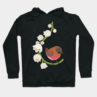 Brown capped rosy finch Hoodie
